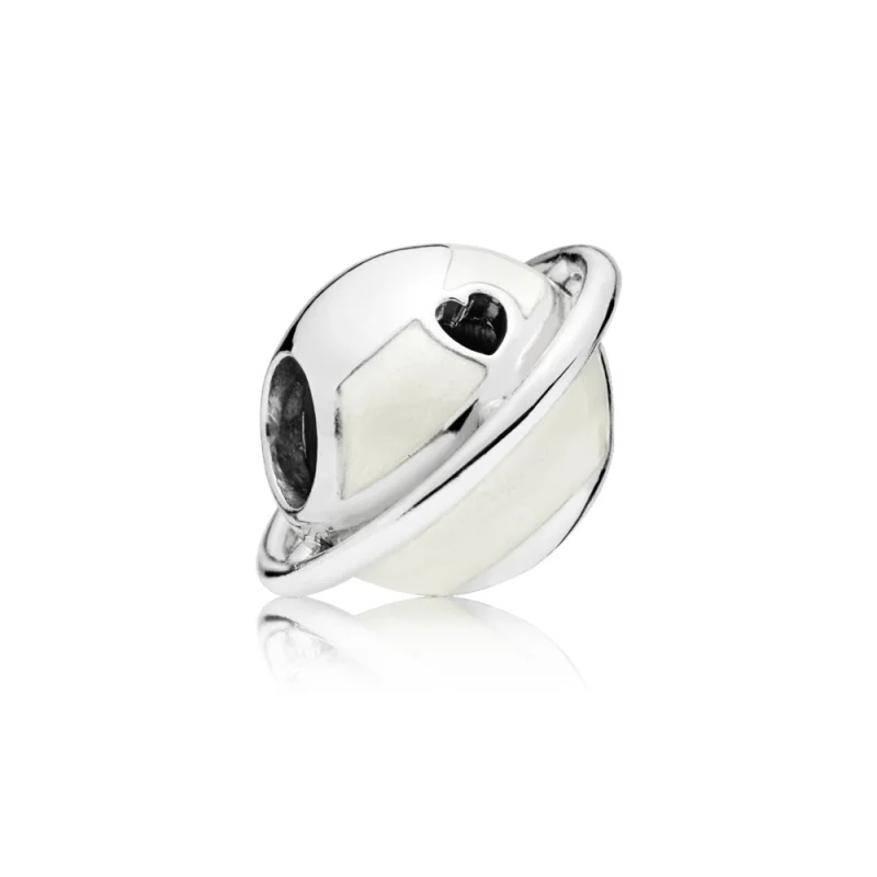 (resim) PANDORA Aşk Gezegeni Charm, Gümüş Emaye - 797748EN23