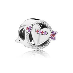 PANDORA Parlak Ok ve Kalp Charm, Kırmızı ve Şeffaf CZ, Kraliyet Moru Kristaller - 797827CZMX (resim) PANDORA Parlak Ok ve Kalp Charm, Kırmızı ve Şeffaf CZ, Kraliyet Moru Kristaller - 797827CZMX