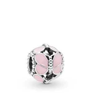 (resim) PANDORA Pembe Kelebekler Charm - 797855EN160