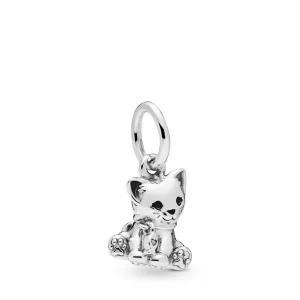 (resim) PANDORA Tatlı Kedi Sarkıt Charm - 798011EN16