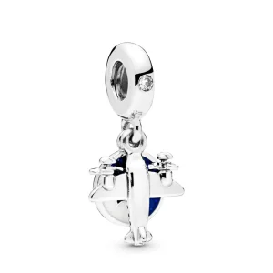 (resim) PANDORA Pervaneli Uçak Sarkıt Charm - 798027CZ