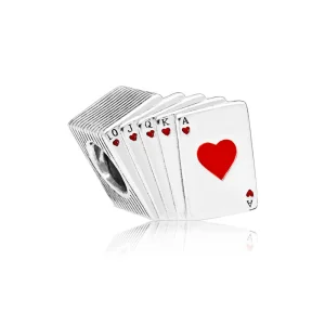 PANDORA Oyun Kartları Charm, Kırmızı ve Siyah Emaye - 797195EN09 (resim) PANDORA Oyun Kartları Charm, Kırmızı ve Siyah Emaye - 797195EN09
