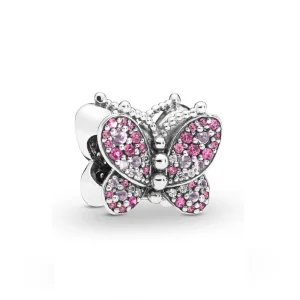 PANDORA Göz Alıcı Pembe Kelebek Çekici - 797882NCCMX (resim) PANDORA Göz Alıcı Pembe Kelebek Çekici - 797882NCCMX