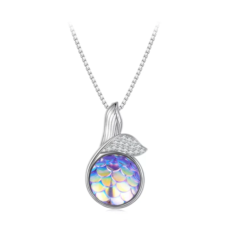 (resim) Fishtail detaylı Pandora tarzı kolye - BSN326