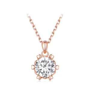(resim) Lüks Moissanite ile Pandora Stili Kolye - MSN006-C