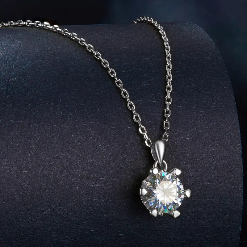 (resim) Lüks Moissanite ile Pandora Tarzı Kolye - MSN006-A - Görüntüle 2