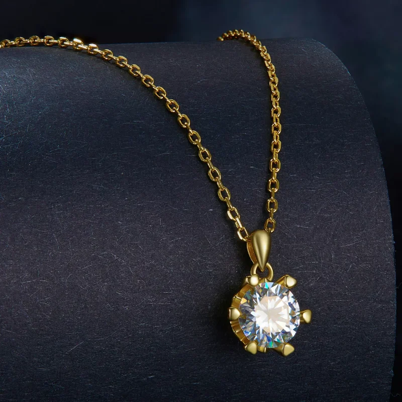 (resim) Lüks Moissanite ile Pandora Tarzı Kolye - MSN006-B - Görüntüle 2