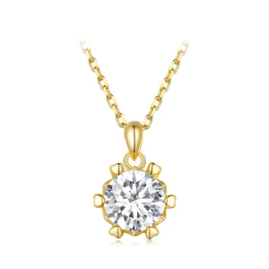 (resim) Lüks Moissanite ile Pandora Tarzı Kolye - MSN006-B