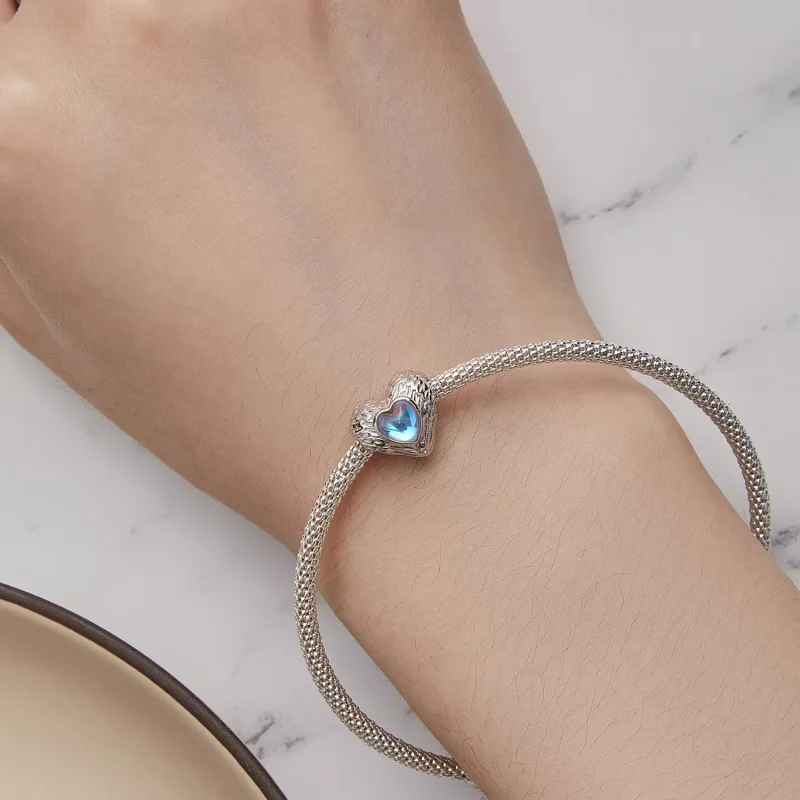 (resim) Pandora Stil Kalp Koruyucusu Şanslı Bilezik Süsü - BSC867 - Görüntüle 7