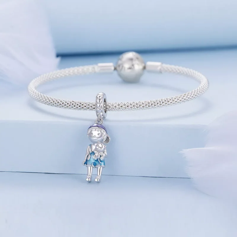 (resim) Pandora Stil Küçük Erkek Çocuk Kolye Şansı - BSC877 - Görüntüle 3