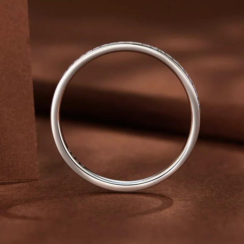 (resim) Pandora Stil Pave Moissanite Yüzük - MSR030 - Görüntüle 4