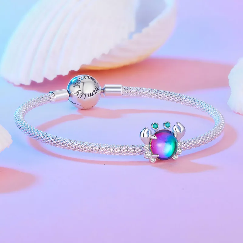 (resim) Pandora Stil Renkli Yengeç Kolye - BSC848 - Görüntüle 5