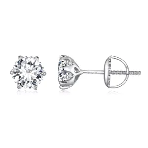 (resim) Pandora Stili 0.5 Karat Moissanit Küpe - MSE020-S