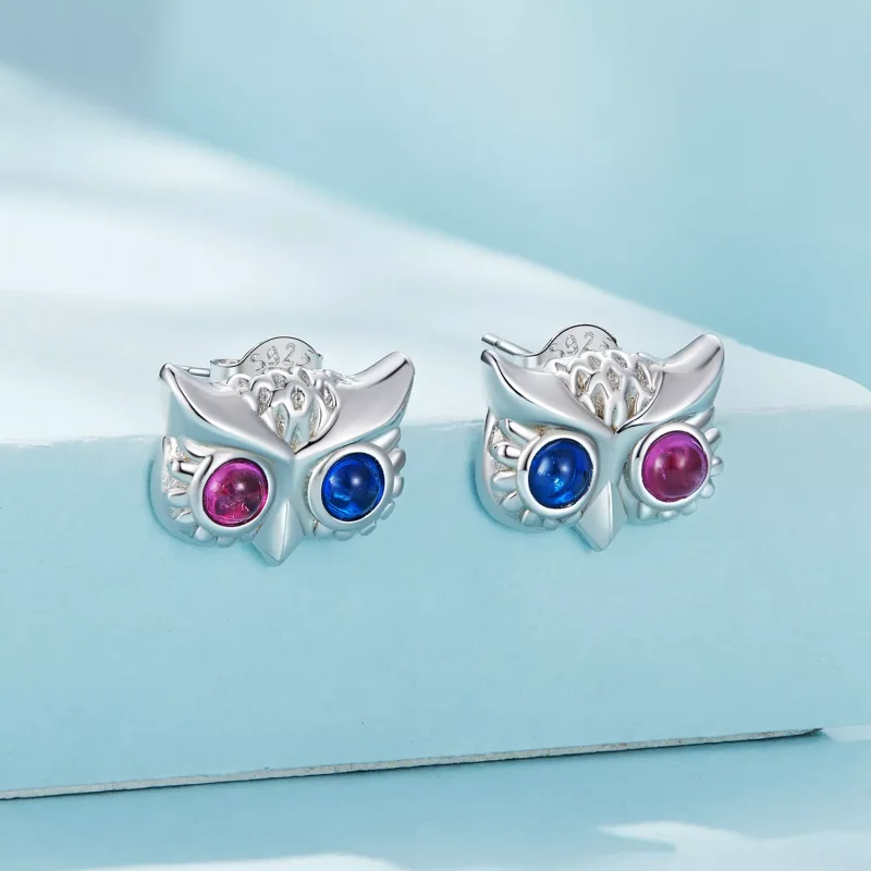 (resim) Pandora Stili Baykuş Küpe - SCE1602 - Görüntüle 2