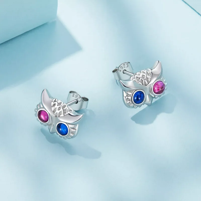 (resim) Pandora Stili Baykuş Küpe - SCE1602 - Görüntüle 4