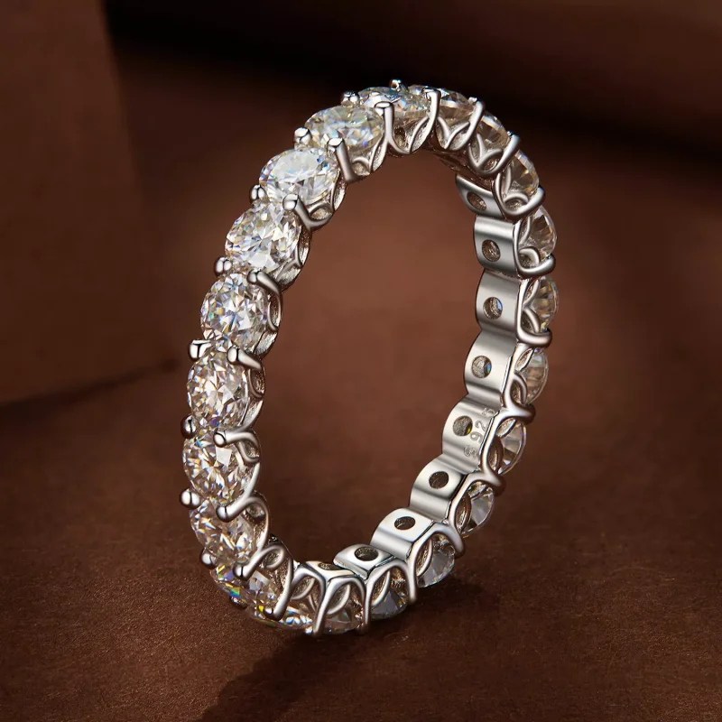 (resim) Pandora stili İnce Moissanite Yüzük - MSR029 - Görüntüle 2