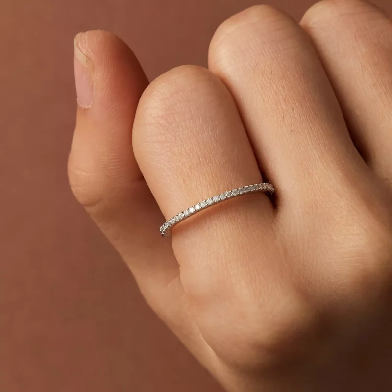 (resim) Pandora Stili Moissanit Yüzük - MSR027 - Görüntüle 7