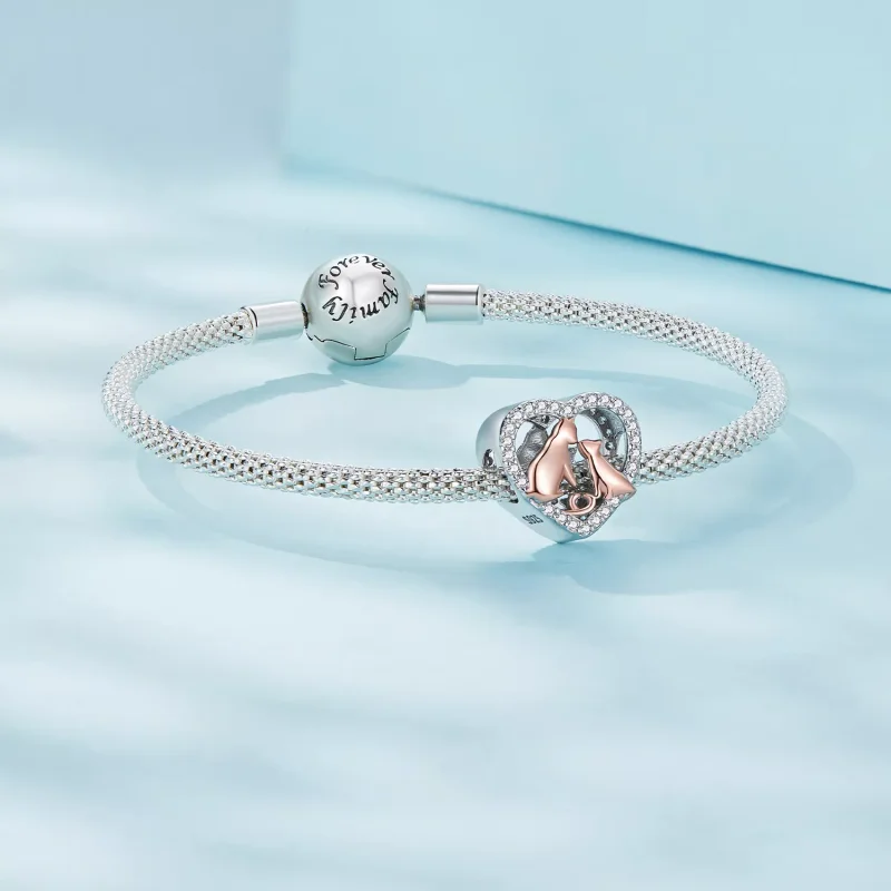 (resim) Pandora Stili Öp Kedi Charm - SCC2517 - Görüntüle 5