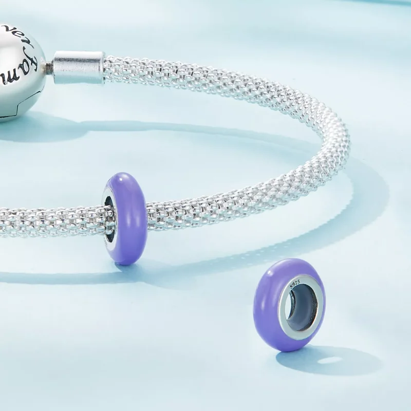 (resim) Pandora Stili Silika Jel Spacer Charm - SCC1450-BP - Görüntüle 4