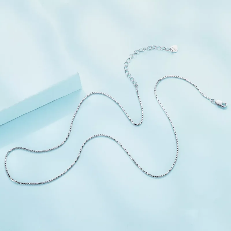 (resim) Pandora tarzı 0.8 Boxchain Basics Zincir Kolye - SCA024 - Görüntüle 3