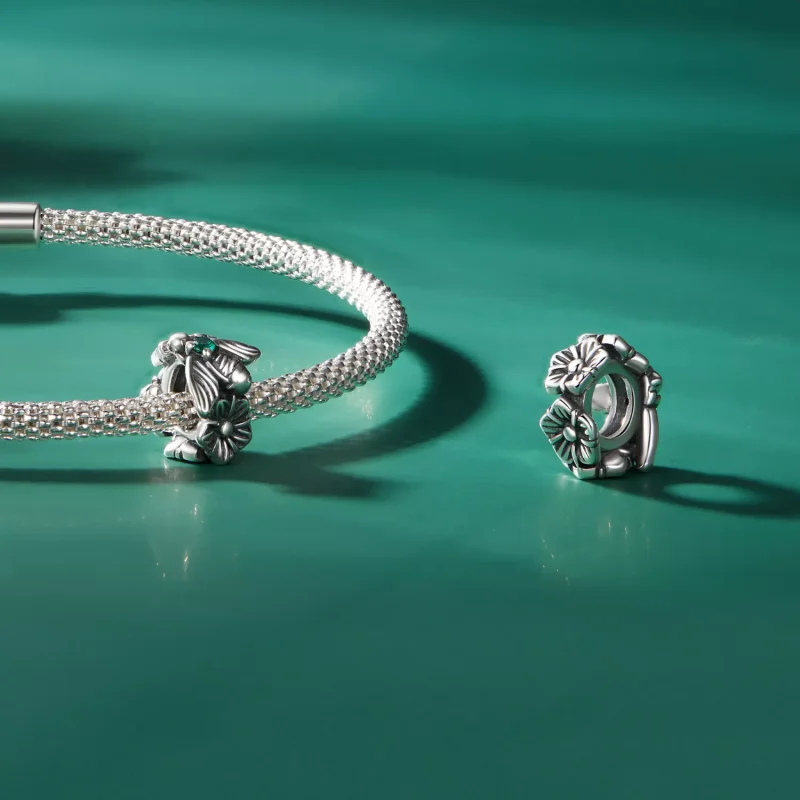 (resim) Pandora tarzı Şanslı Arı Spacer Charm - SCC2526 - Görüntüle 4