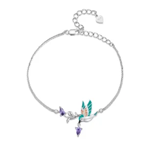 (resim) Pandora Tarzı Halkalı Kral Balıkçıl Bileklik - BSB126