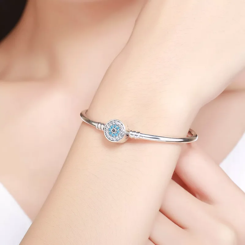 (resim) Pandora tarzı Koruyucu Göz Bangle Bileklik - SCB012 - Görüntüle 2