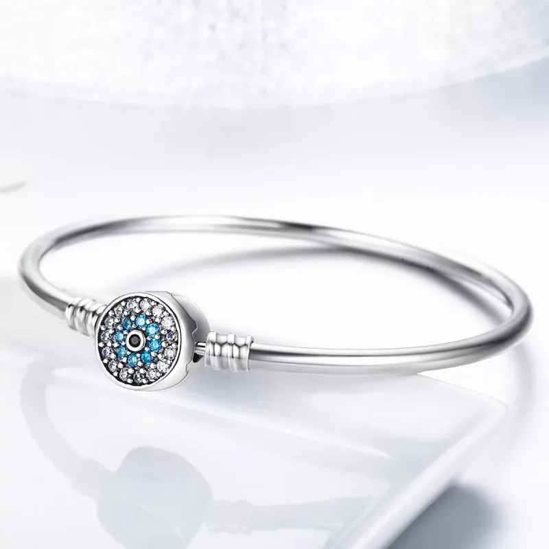 (resim) Pandora tarzı Koruyucu Göz Bangle Bileklik - SCB012 - Görüntüle 3
