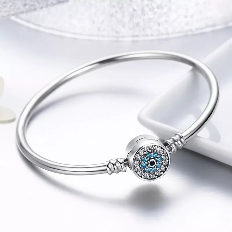 (resim) Pandora tarzı Koruyucu Göz Bangle Bileklik - SCB012 - Görüntüle 4