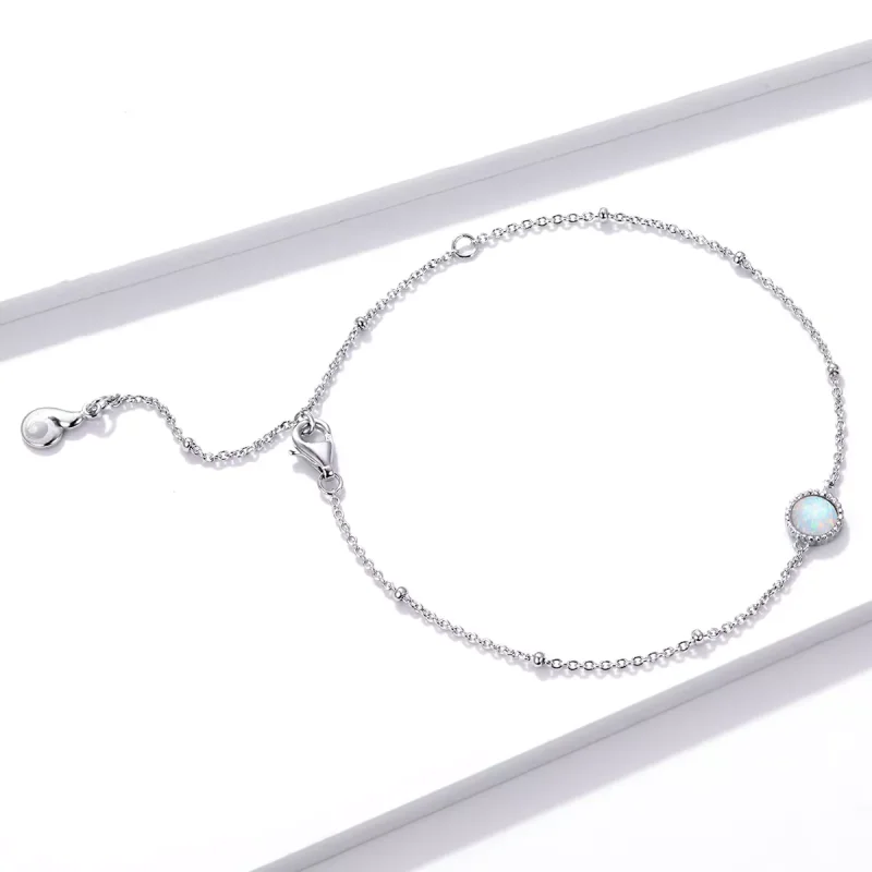 (resim) Pandora tarzı muhteşem opal Bileklik - BSB054 - Görüntüle 3