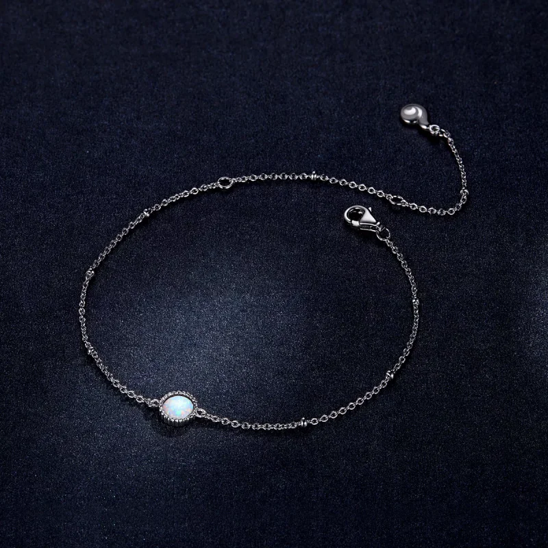 (resim) Pandora tarzı muhteşem opal Bileklik - BSB054 - Görüntüle 5