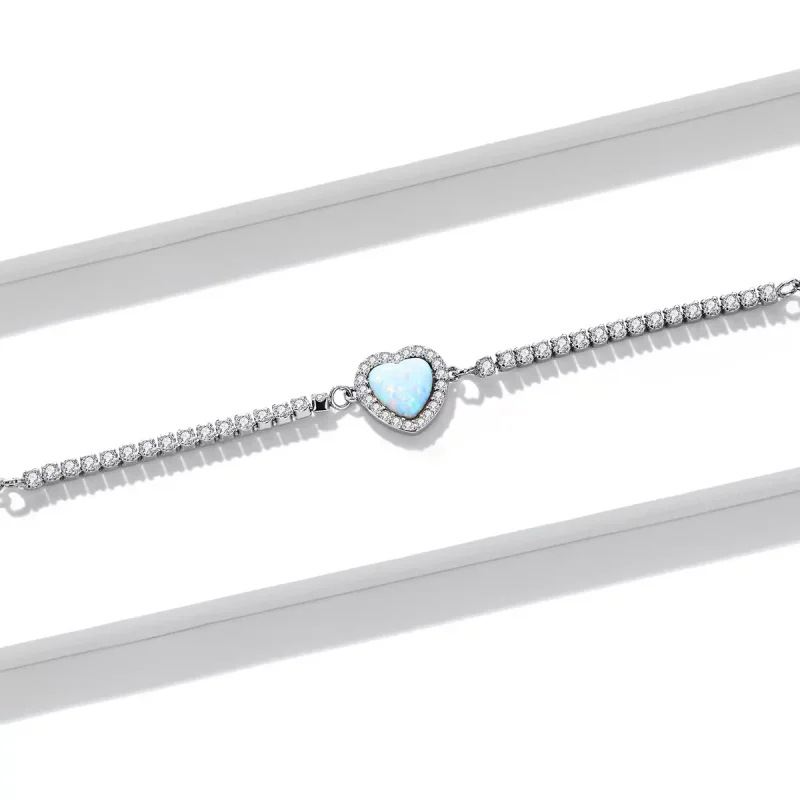 (resim) Pandora tarzı Opal Aşk Bileziği - BSB086 - Görüntüle 4