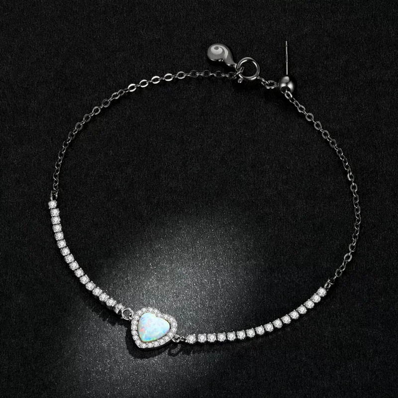(resim) Pandora tarzı Opal Aşk Bileziği - BSB086 - Görüntüle 6