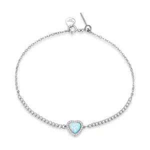 (resim) Pandora tarzı Opal Aşk Bileziği - BSB086