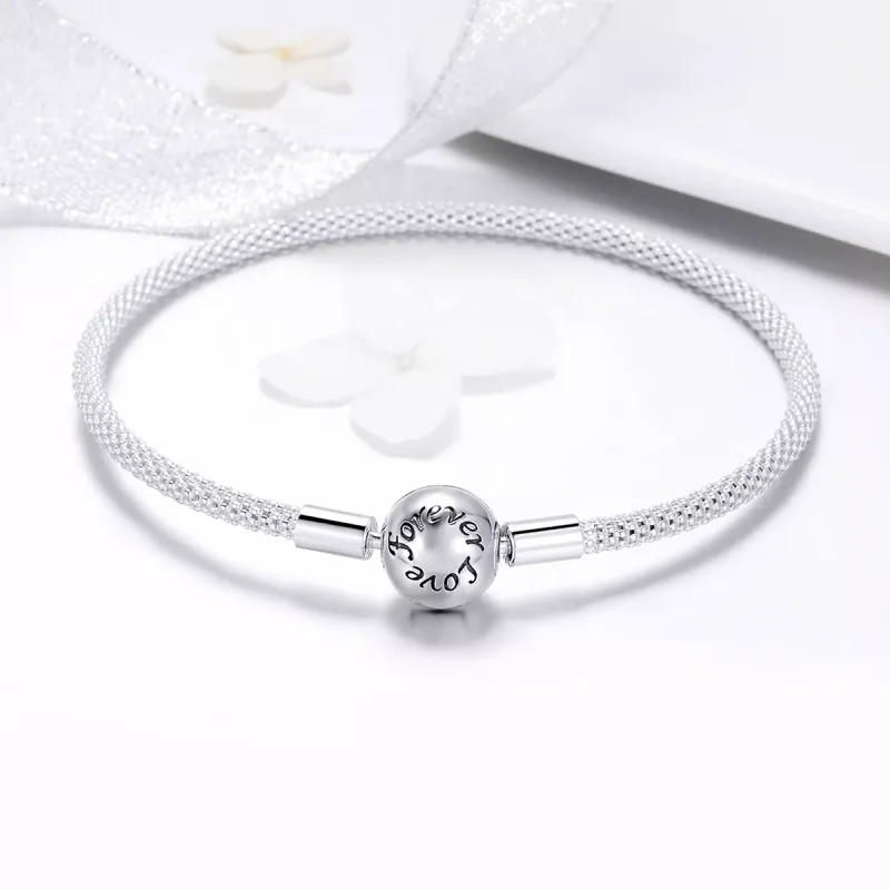 (resim) Pandora tarzı Sonsuz Aşk Bangle Bileklik - SCB105 - Görüntüle 4