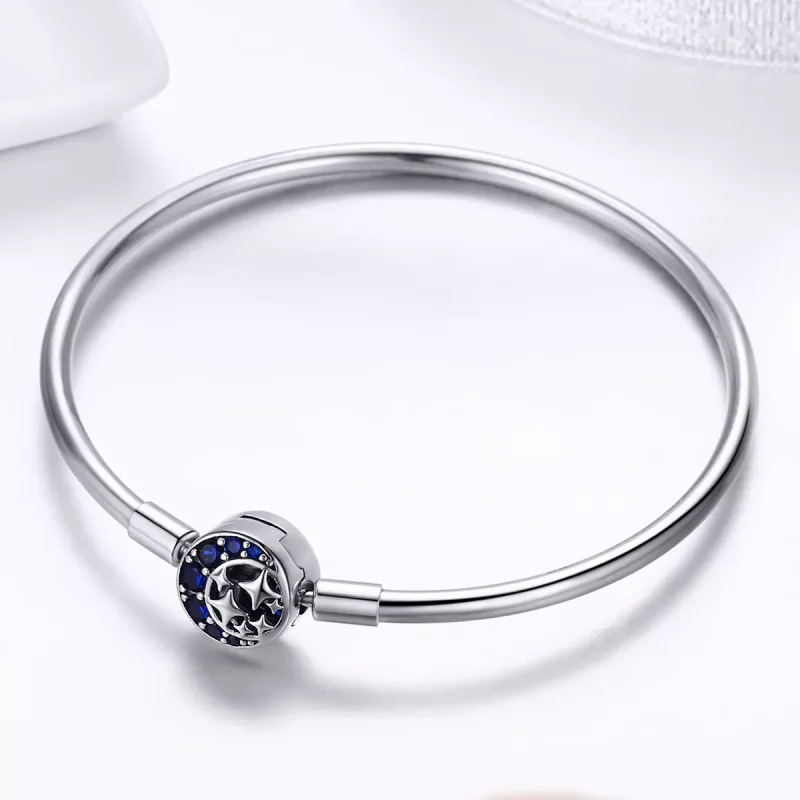 (resim) Pandora tarzı Yıldızlı Gökyüzü Bangle Bileklik - SCB080 - Görüntüle 5