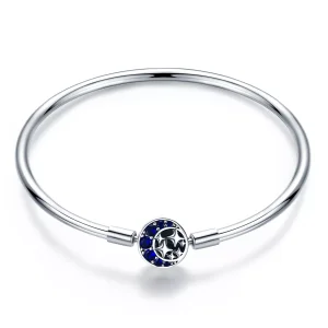 (resim) Pandora tarzı Yıldızlı Gökyüzü Bangle Bileklik - SCB080