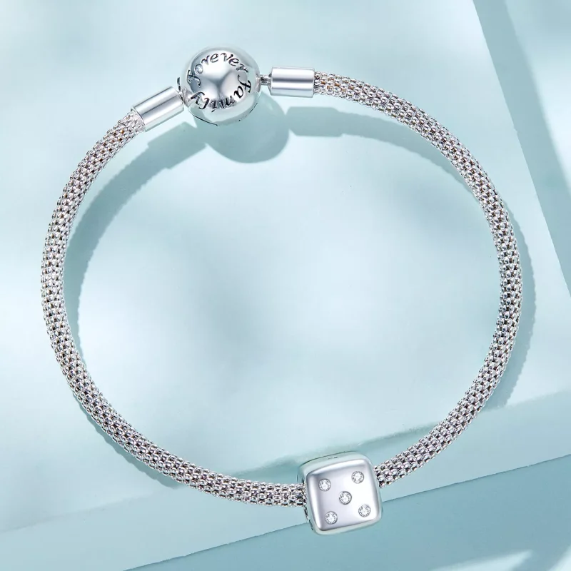 (resim) Pandora Stil Şanslı Zar Kolye - SCC2362 - Görüntüle 4