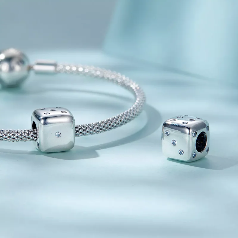 (resim) Pandora Stil Şanslı Zar Kolye - SCC2362 - Görüntüle 6