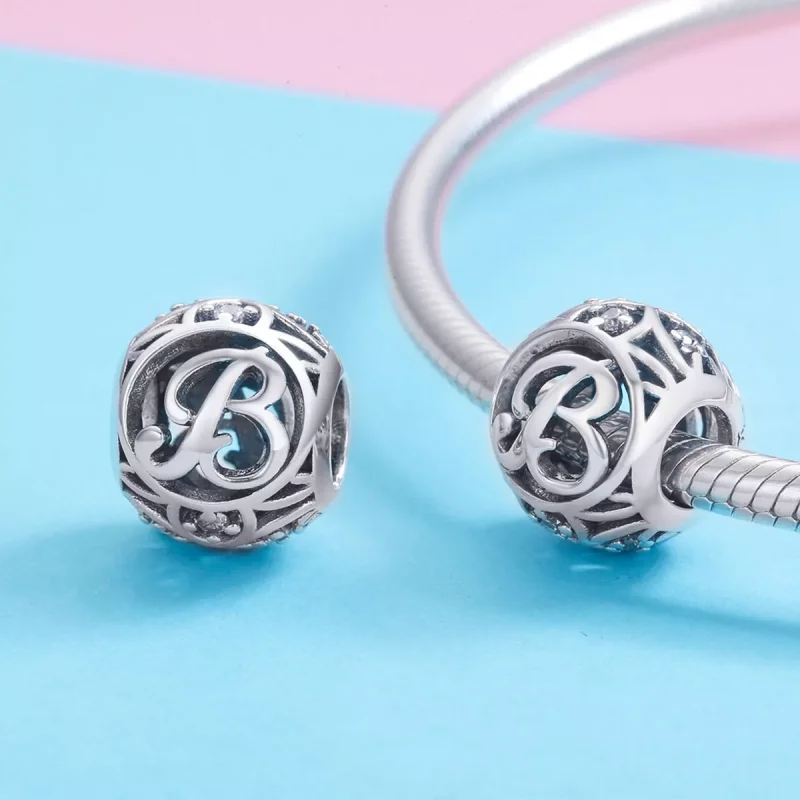 (resim) Pandora Stil Harf-B Büyücüsü - SCC738-B - Görüntüle 3