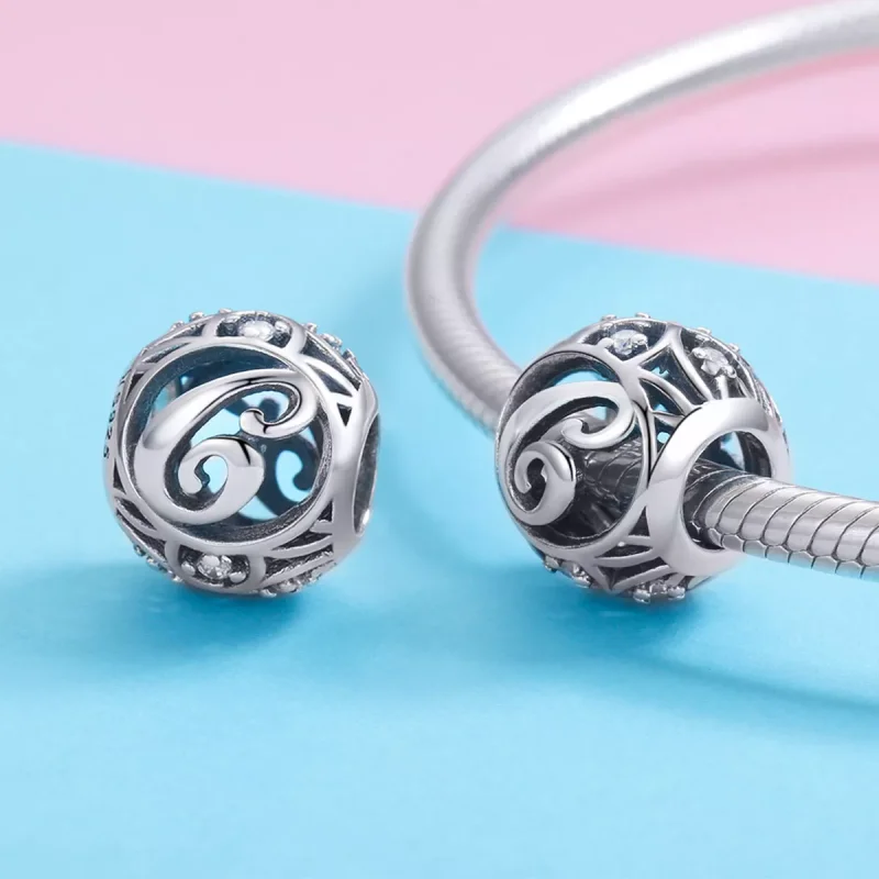 (resim) Pandora Stil Harf-C Şarm - SCC738-C - Görüntüle 3