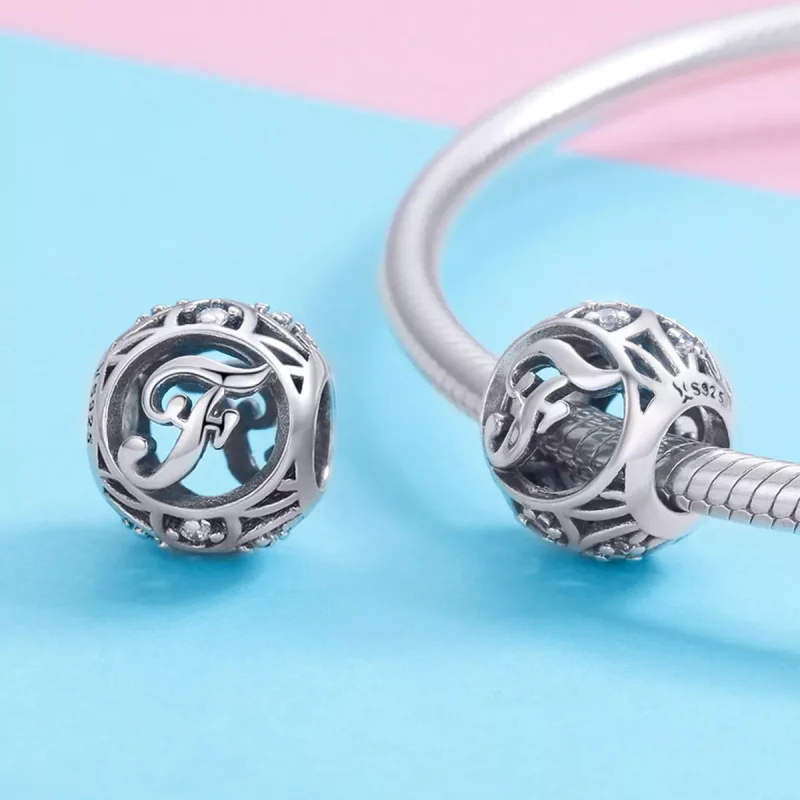 (resim) Pandora Stil Harf-F Şarmı - SCC738-F - Görüntüle 3