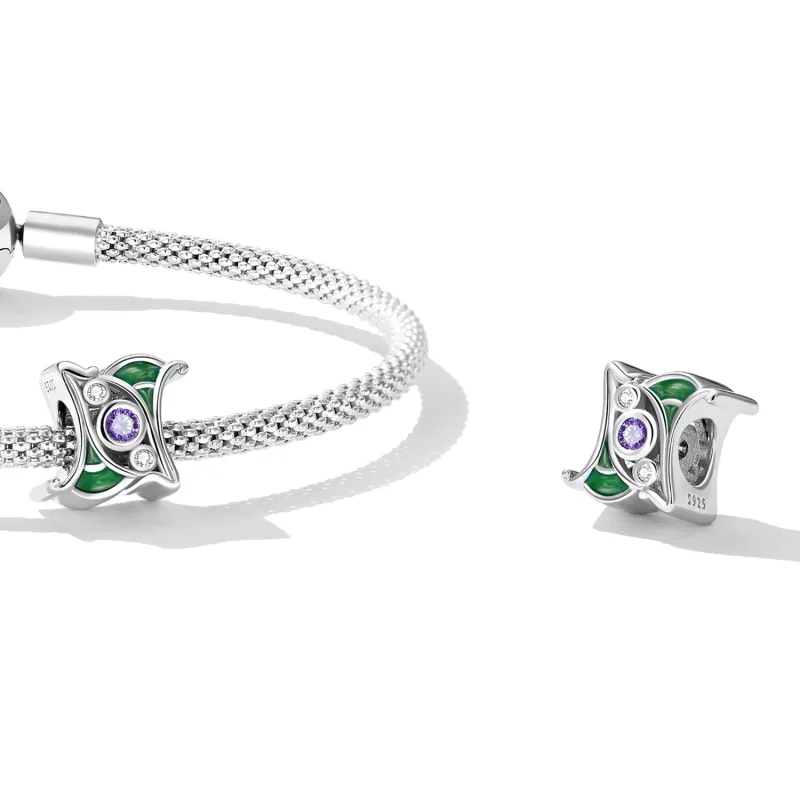 (resim) Pandora Stil Sanat Mor Zirkonyum Aralık Çekicilik - SCC2294 - Görüntüle 4