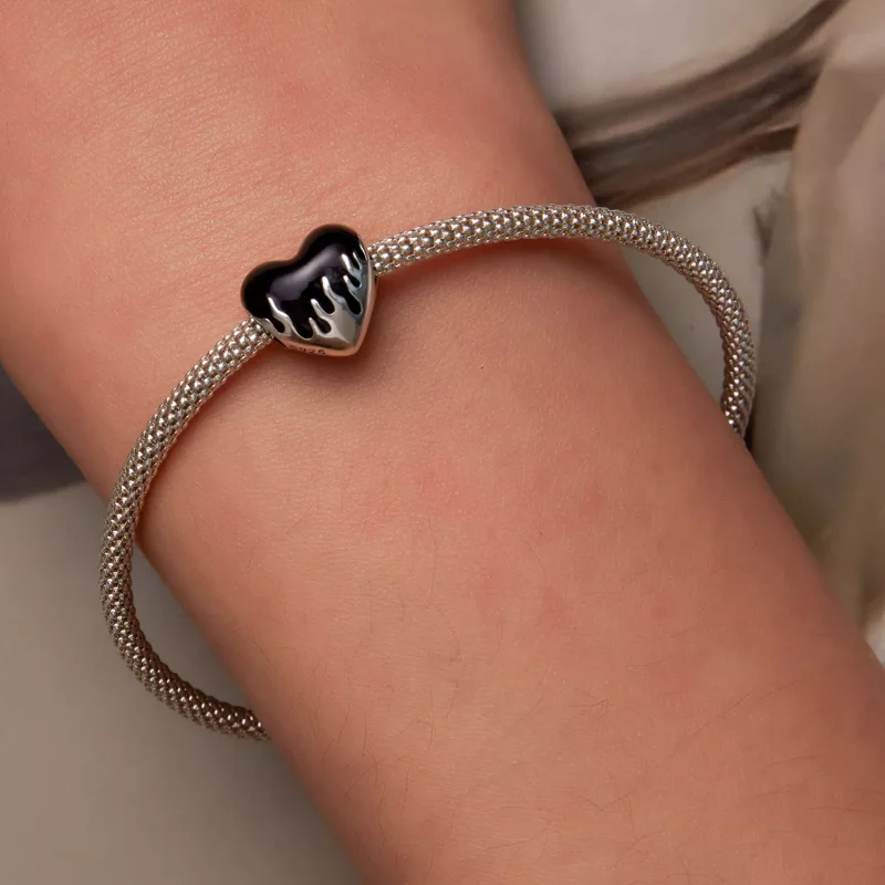 (resim) Pandora Stili Aşk Dolayısıyla Yanan Madalyon - SCC2298 - Görüntüle 6