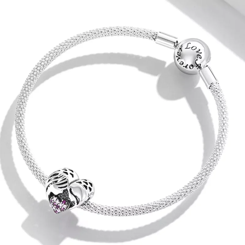 (resim) Pandora Stili Anne ve Kız Sevgi Silueti Charm - BSC575 - Görüntüle 3