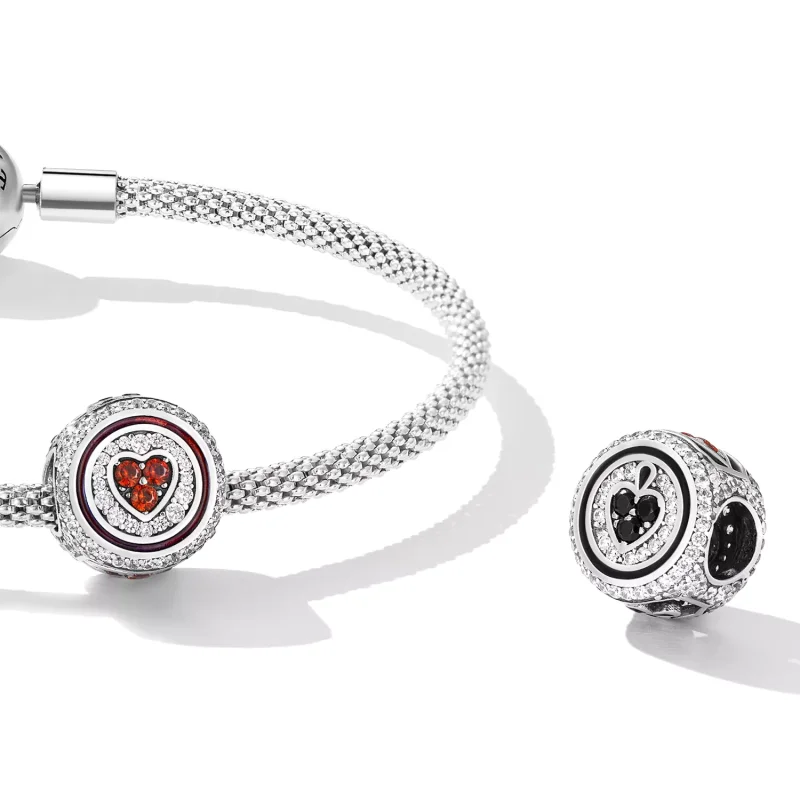 (resim) Pandora Stili Şanslı Kalp Süsü - BSC620 - Görüntüle 4