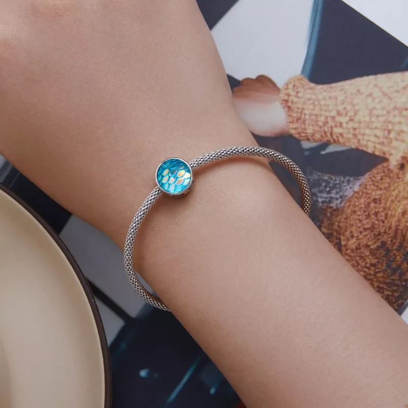 (resim) Pandora Stili Balık Pullu Şanslılık Simgesi - SCC2412 - Görüntüle 6