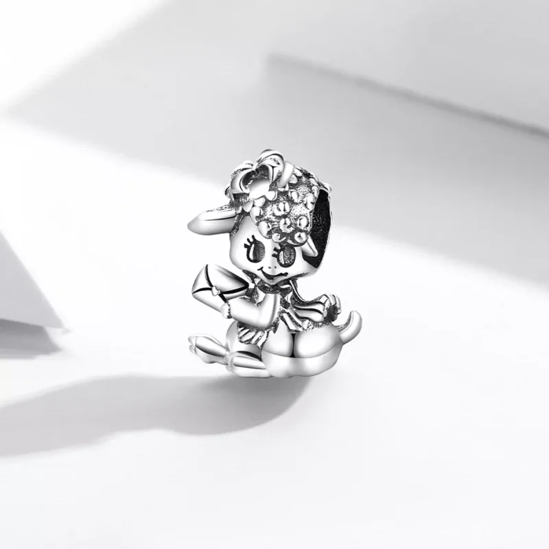 (resim) Pandora Stili Batı Tarzı Küçük Kuzu Charm - SCC2043 - Görüntüle 2