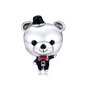(resim) Pandora Stili Damat Ayıcıık Kolye - SCC1473