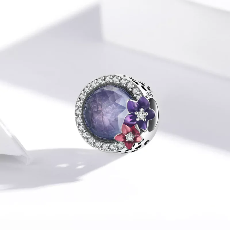(resim) Pandora Stili Feminin Güç - Parlak Çiçekler Sevimli - SCC2141 - Görüntüle 2
